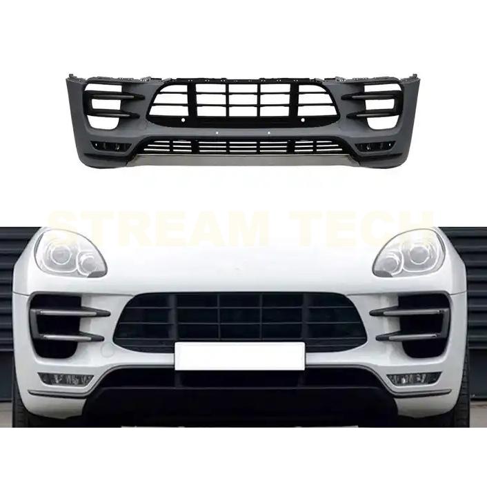 PORSCHE ポルシェ マカン用 ターボタイプ フロントバンパー ボディキット バンパー グリル フォグランプ デイライト エアロ PPウレタン製 95B Porsche Macan |  | 02