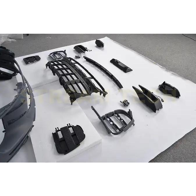 PORSCHE ポルシェ マカン用 ターボタイプ フロントバンパー ボディキット バンパー グリル フォグランプ デイライト エアロ PPウレタン製 95B Porsche Macan |  | 05