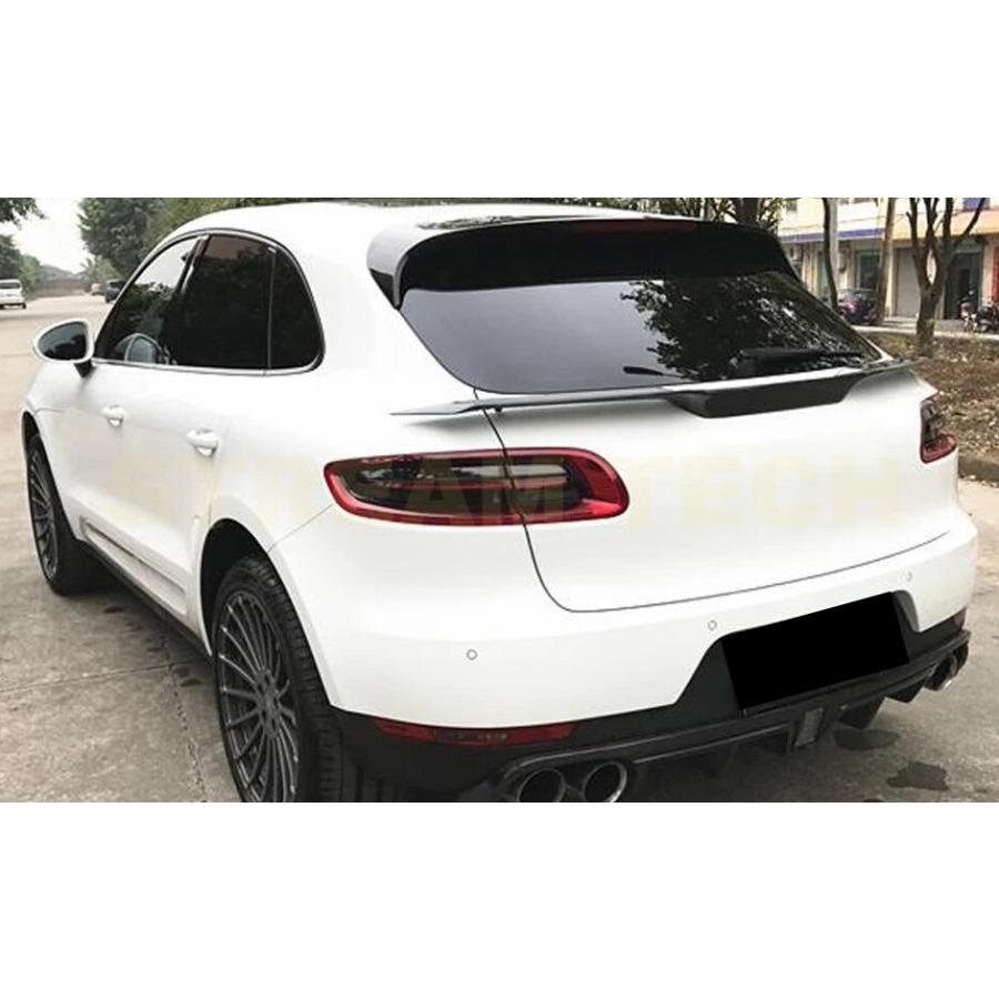 PORSCHE ポルシェ マカン用 Hタイプ カーボン トランクスポイラー リア