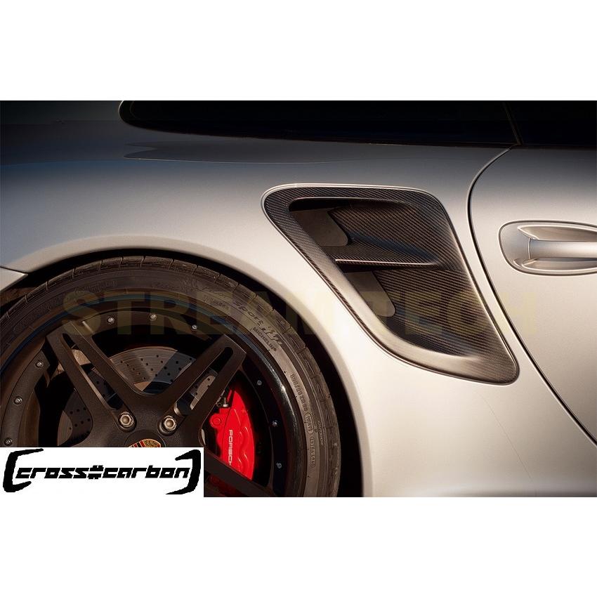 PORSCHE ポルシェ 997 ターボ用 ドライカーボン ダクトカバー サイドダクトカバー インテークダクトカバー エアロガーニッシュ Porsche 911 Turbo S 人気商品 |  | 03