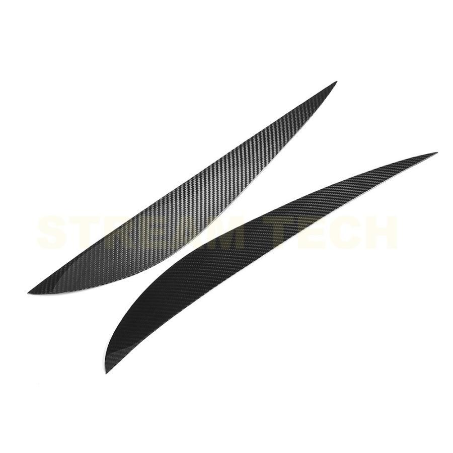 PORSCHE ポルシェ マカン用 ドライカーボン ヘッドライト アイライン ライトガーニッシュ カーボンガーニッシュ ライトカバー カーボンカバー 綾織 Macan 人気 |  | 05