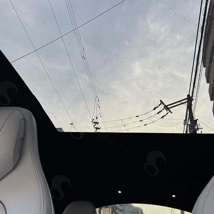 テスラ モデル3/モデルY/YL ジュニパー 車種専用 手動ロール式ガラスルーフサンバイザー/UVカット/開閉自由/ベージュ/ブラック２色//TESLA/日除け/取り付け簡単 |  | 07