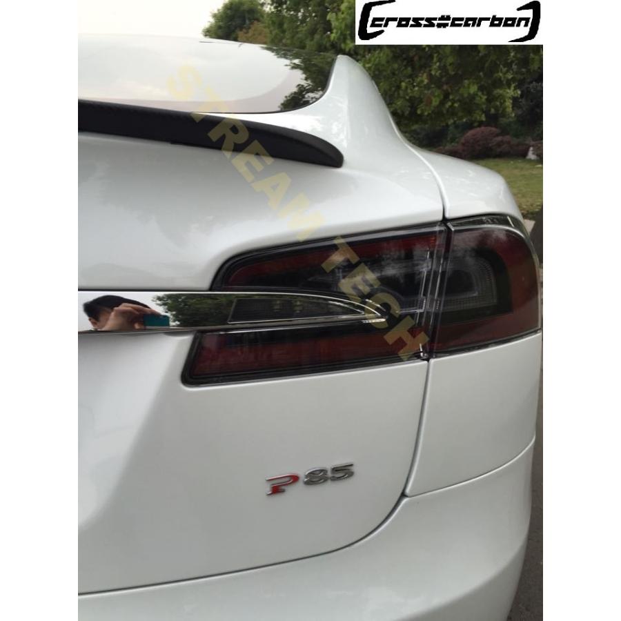 Tesla テスラ モデルs マットタイプ カーボン トランクスポイラー タイプ2 リアスポイラー ウイング Model S エアロ 整流効果 人気商品 艶なし Rcte J Xp228 Stream Tech 通販 Yahoo ショッピング