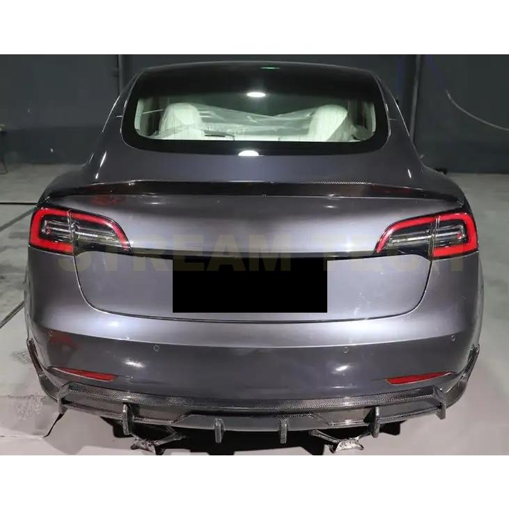 TESLA テスラ モデル3用 VRS カーボン トランクスポイラー リア