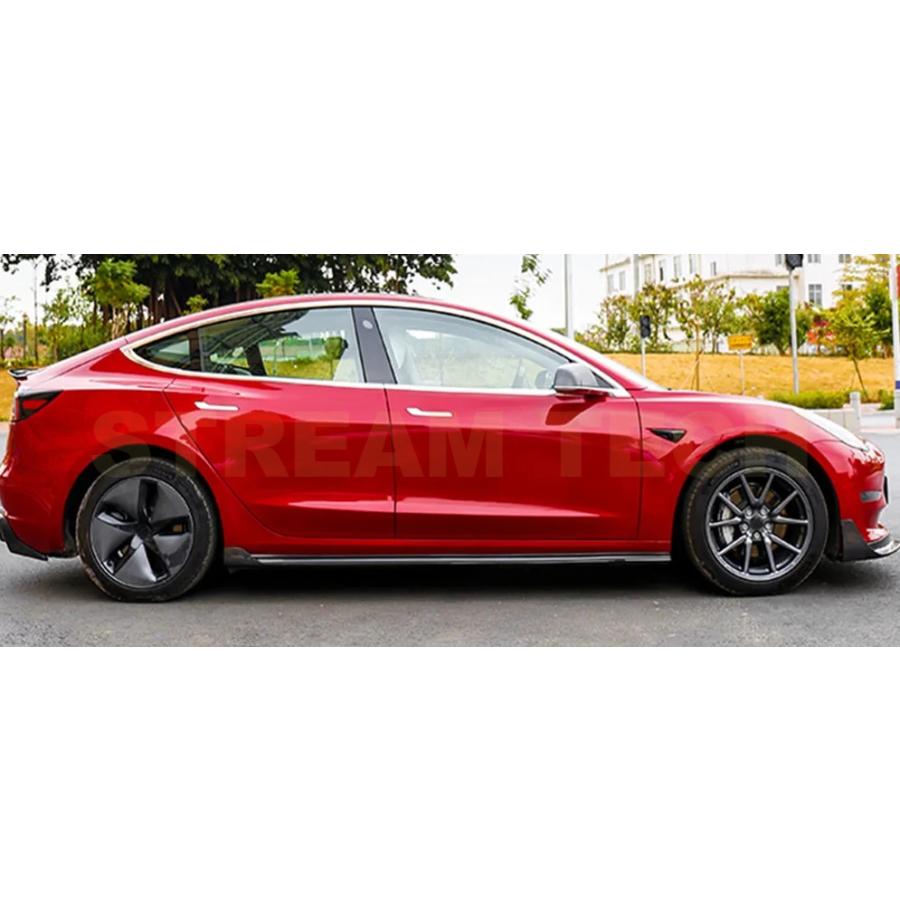 テスラ モデル3 ハイランド グロッシーブラック カーボン リアディフューザー サイドスプリッター スポイラー バンパーリップ 2023-24 フレッシュ エアロ チューニング用ボディキット - AliExpress 34 ABS カーボンファイバーボディキットディフューザーサイドスカートフロントリップスタイルスポイラーリップキット、テ...