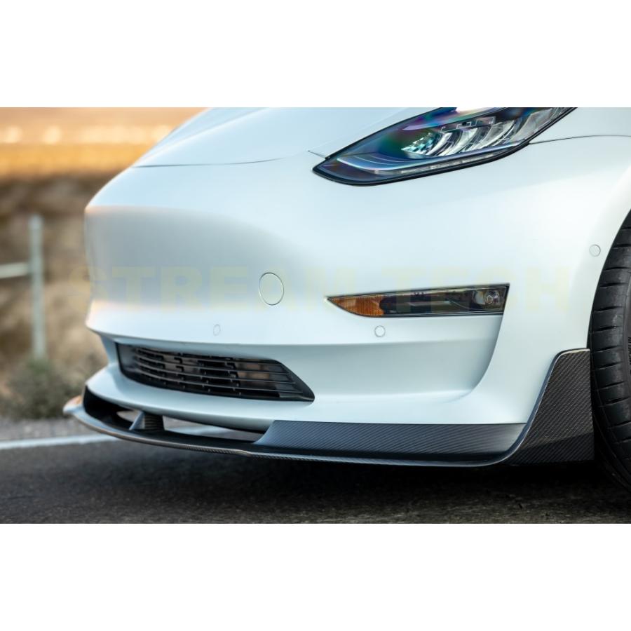 【希少】 TESLA テスラ モデル3用 VRS カーボン フロントスポイラー リップスポイラー フロントリップ アンダーリップ カーボンリップ 綾織 パフォーマンス Model3 人気 【QGW5935592896】(21506円)