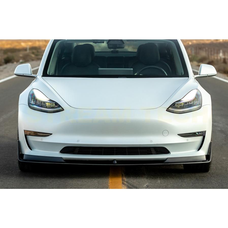 【希少】 TESLA テスラ モデル3用 VRS カーボン フロントスポイラー リップスポイラー フロントリップ アンダーリップ カーボンリップ 綾織 パフォーマンス Model3 人気 【QGW5935592896】(21506円)