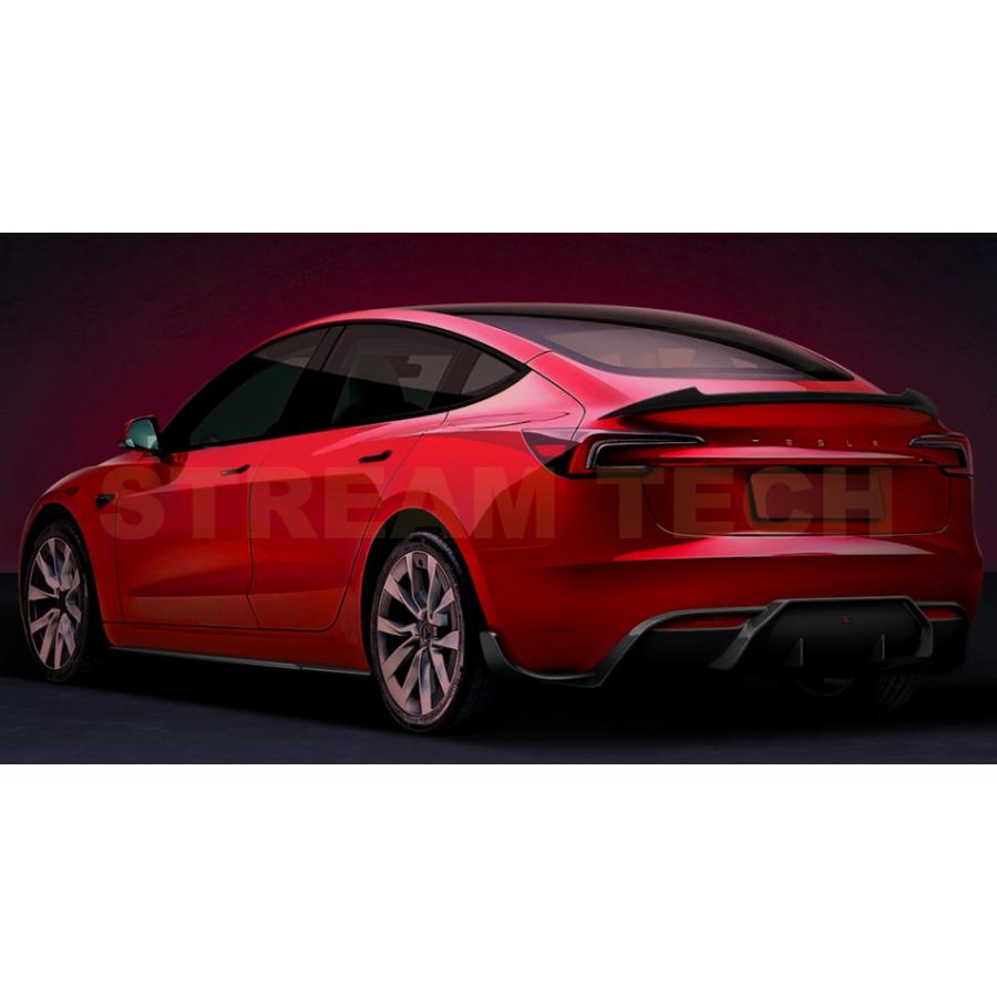 TESLA テスラ モデル3 後期用 VRSタイプ ドライカーボン トランク 