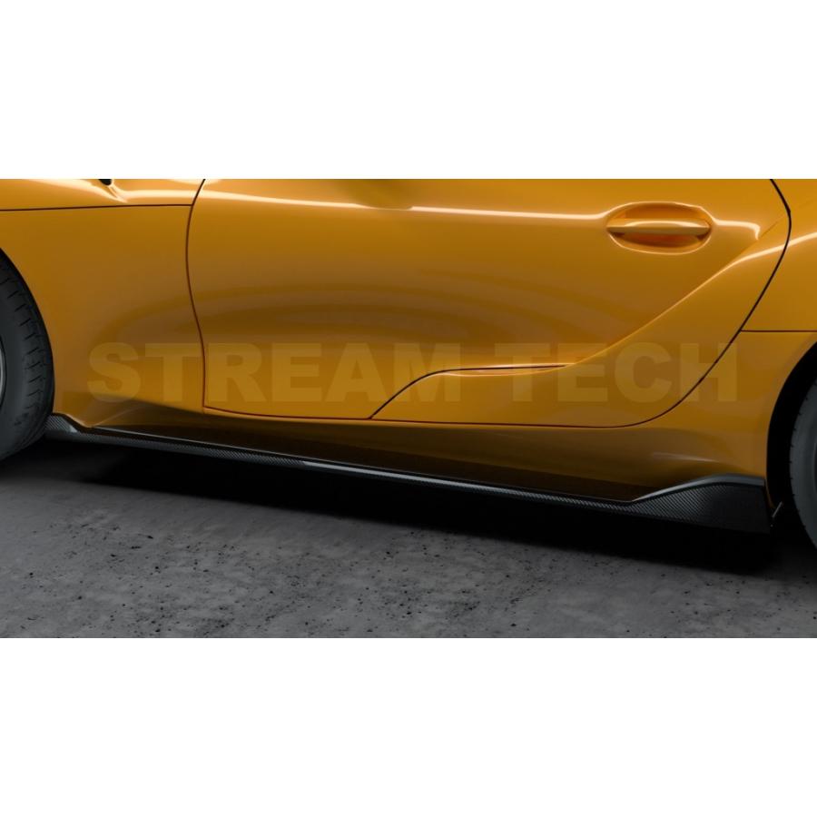 TOYOTA トヨタ A90 GR スープラ用 カーボン サイドスカート サイド