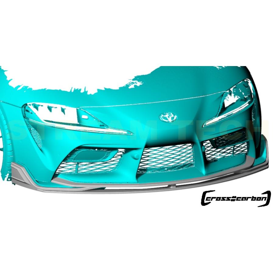 TOYOTA トヨタ A90 GR スープラ用 カーボン フロントスポイラー 4