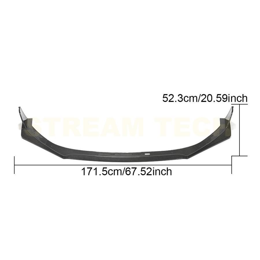 SUBARU BRZ用 STiタイプ カーボン フロントスポイラー リップ