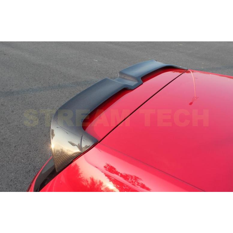 VW フォルクス ワーゲン ゴルフ7 GTI用 DTMタイプ カーボン ルーフスポイラー リアルーフ ルーフウイング カーボンルーフ リアウイング 綾織カーボン MK7 Golf |  | 01