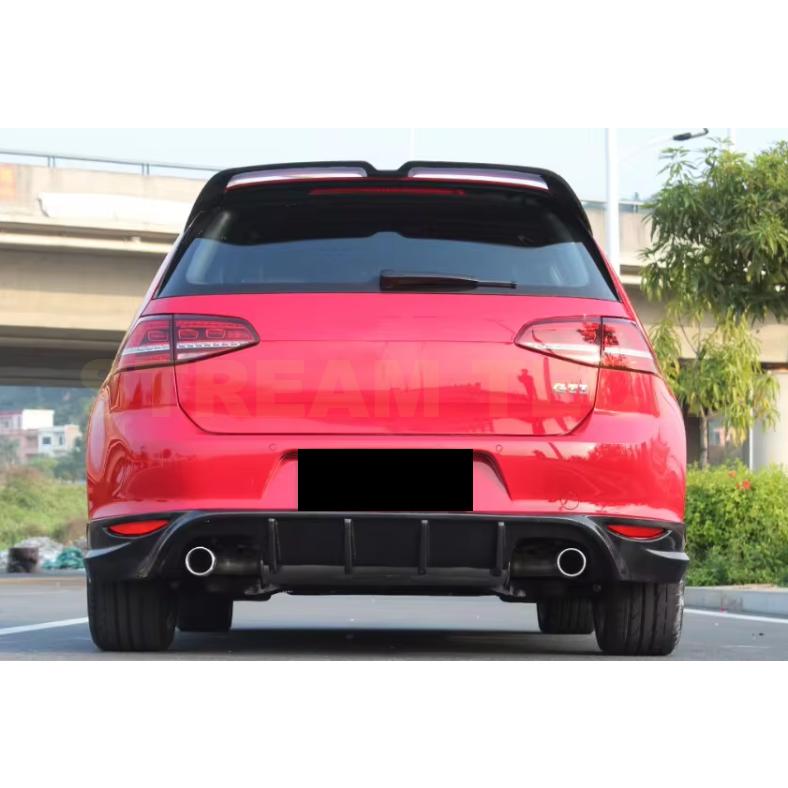 VW フォルクス ワーゲン ゴルフ7 GTI用 DTMタイプ カーボン ルーフスポイラー リアルーフ ルーフウイング カーボンルーフ リアウイング 綾織カーボン MK7 Golf |  | 02