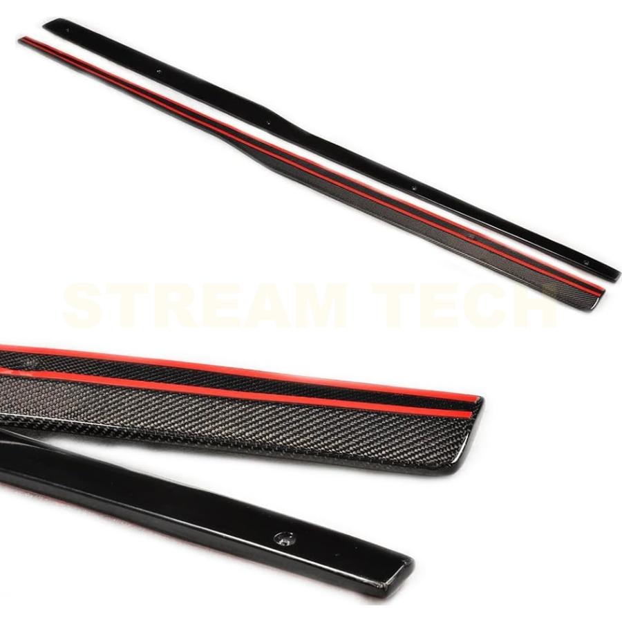 VW フォルクス ワーゲン ゴルフ7 GTI用 REVOタイプ カーボン サイドスカート サイドステップ サイドスポイラー アンダースカート 綾織カーボン MK7 Golf |  | 06