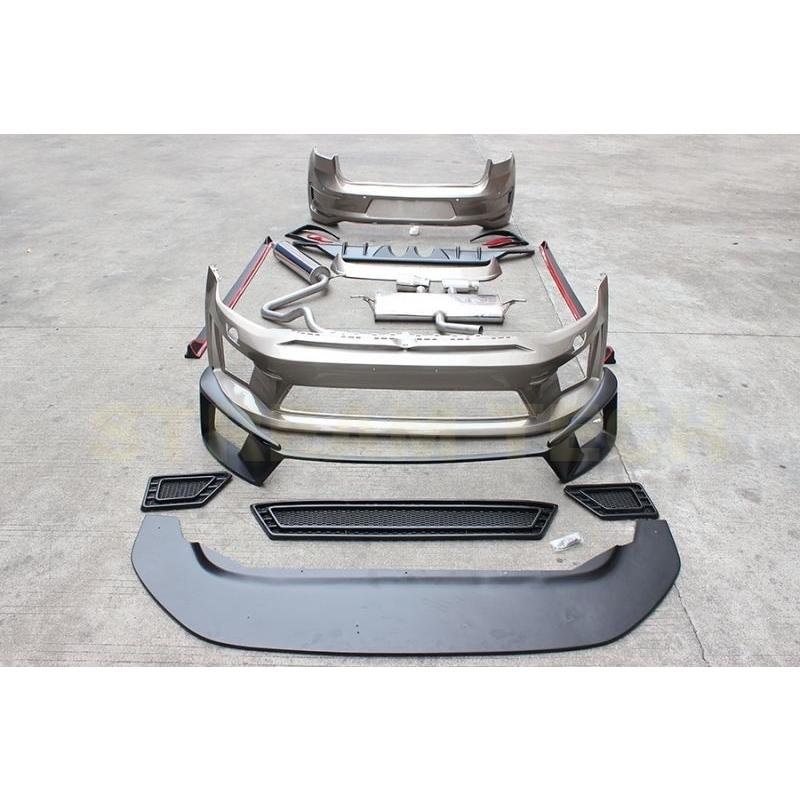 VW フォルクス ワーゲン ゴルフ7用 R400タイプ ボディキット フルエアロセット フルエアロパーツ マフラーキット バンパー Rエアロ MK7 GOLF7 人気商品 |  | 02