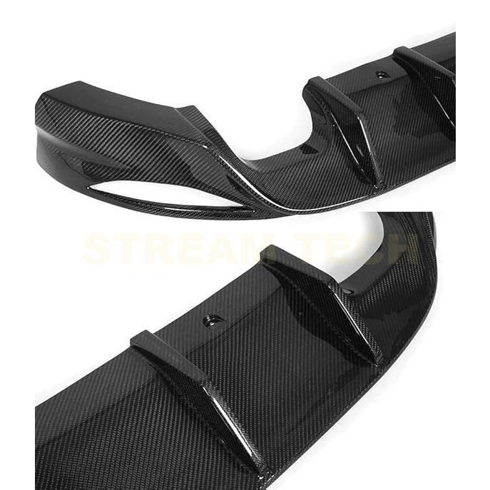 VW フォルクス ワーゲン ゴルフ7 GTI用 DTMタイプ カーボン リアディフューザー リアアンダースポイラー リアバンパーリップ リアアンダーリップ 綾織 MK7 Golf |  | 06