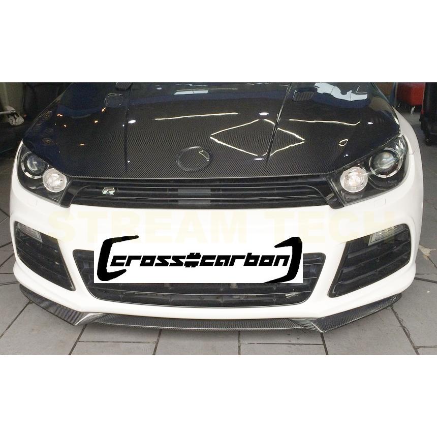 Volkswagen シロッコRフロントグリル ブラック VW フォルクス ワーゲン シロッコR用 カーボン フロントスポイラー
