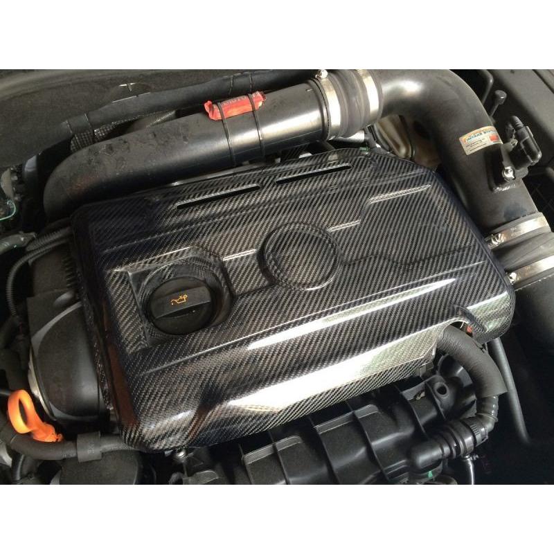 VW フォルクス ワーゲン MK6 ゴルフ6 GTi 2Lエンジン用 カーボン エンジンカバー｜streamtech｜05