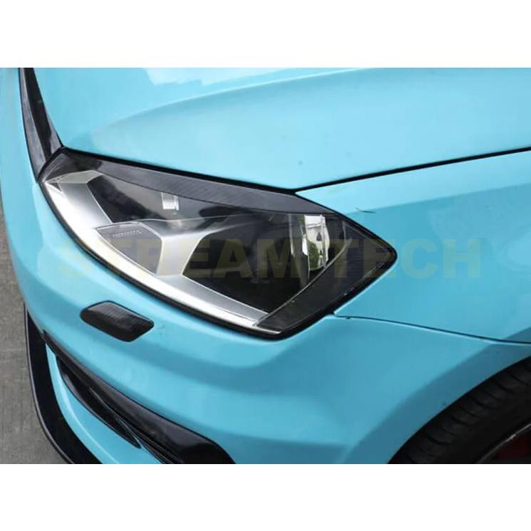 VW フォルクス ワーゲン ゴルフ7用 リアルカーボン ヘッドライト アイ