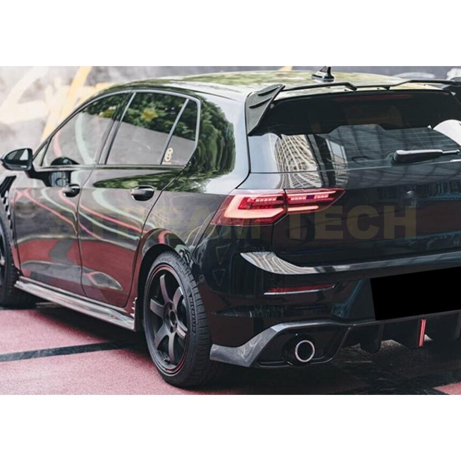 VW フォルクス ワーゲン ゴルフ8 GTI RLine用 カーボン サイドスカート