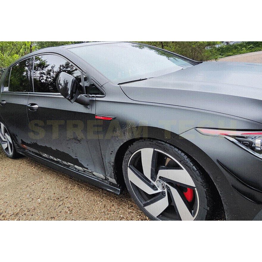 VW フォルクス ワーゲン ゴルフ8 GTI RLine用 カーボン サイドスカート