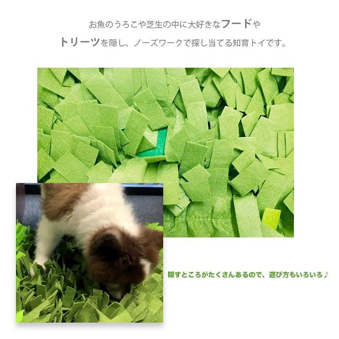 Petique ペティーク ノーズワークマット 芝生 スナッフルマット 犬 猫 知育玩具 知育トイ おもちゃ ゲーム 訓練 運動 ストレス解消 Snuffle Mat |  | 03