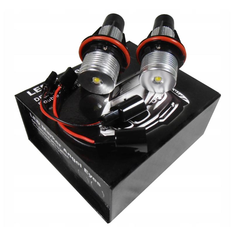 BMW 汎用 5W LED リングバルブ ヘッドライトバルブ エンジェルアイ LEDマーカー キャンセラー付き E87 E39 E60 E61 E63 E64 E65 E66 E67 E83 E53 人気商品 |  | 06