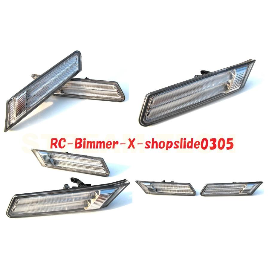 PORSCHE ポルシェ 997 カレラ用 高輝度 ファイバー LED サイドマーカー サイドライト サイドランプ ウインカーライト クリアレンズ 911 S 4 ターボ 人気商品 | 