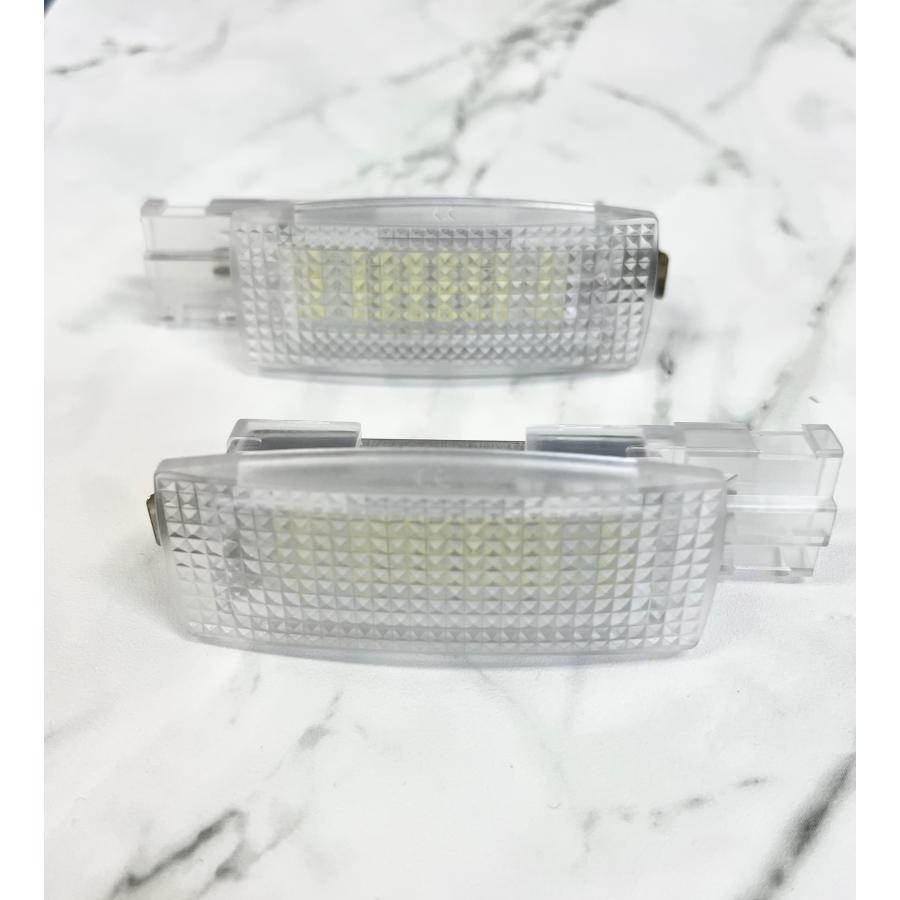 VW フォルクス ワーゲン 汎用 48連 LED バニティミラーランプ ミラー