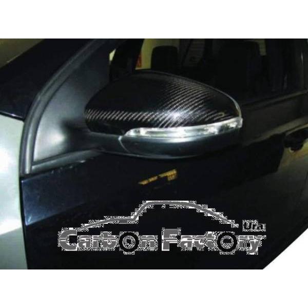 VW フォルクス ワーゲン ゴルフ6用 リアルカーボン ミラーカバー 貼り付け式 |  | 01
