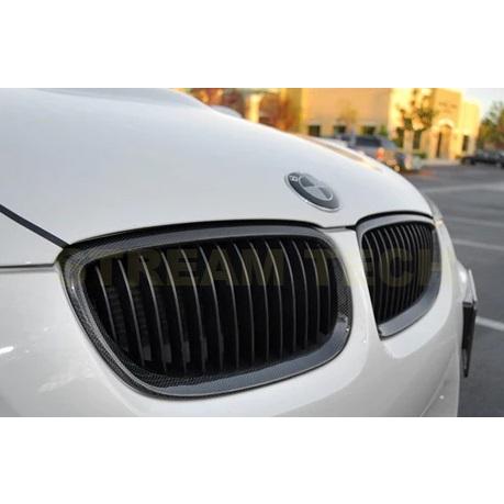 BMW E92 E93 3シリーズ 前期用 リアルカーボン キドニーグリル センターグリル フロントグリル ラジエターグリル バンパーグリル カーボングリル M3 人気商品 |  | 02