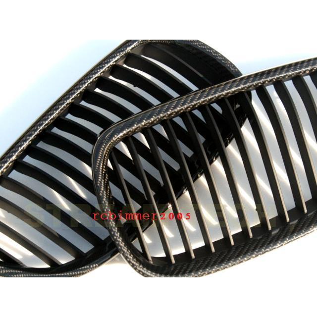 BMW E92 E93 3シリーズ 前期用 リアルカーボン キドニーグリル センターグリル フロントグリル ラジエターグリル バンパーグリル カーボングリル M3 人気商品 |  | 04