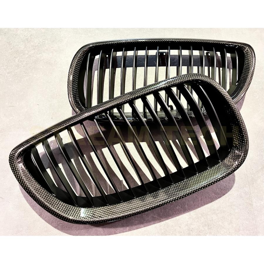 BMW E92 E93 3シリーズ 前期用 リアルカーボン キドニーグリル センターグリル フロントグリル ラジエターグリル バンパーグリル カーボングリル M3 人気商品 |  | 06