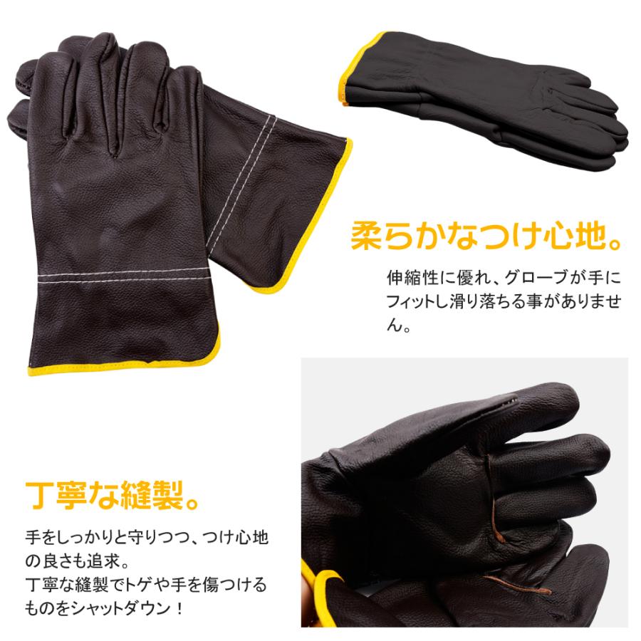 耐熱グローブ アウトドア 革 最強 コスパ キャンプ 温度 焚火 薪割り 薪 Ca 02 Street18 通販 Yahoo ショッピング