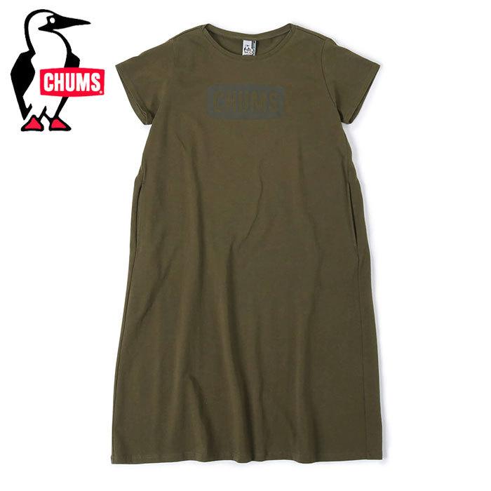 チャムス レディース ワンピース 半袖 コットン ブランドロゴ トップス カーキ Tシャツ Ch18 1168 W022 Chums Ch18 1168 M022 シューズ ファッションstreet Bros 通販 Yahoo ショッピング