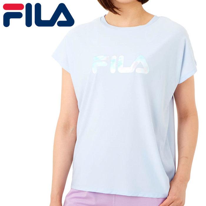 フィラ 吸水速乾 Tシャツ レディース ヨガ 半袖 フィットネス スポーツ ロゴ サックス Fila Fila Sax シューズ ファッションstreet Bros 通販 Yahoo ショッピング