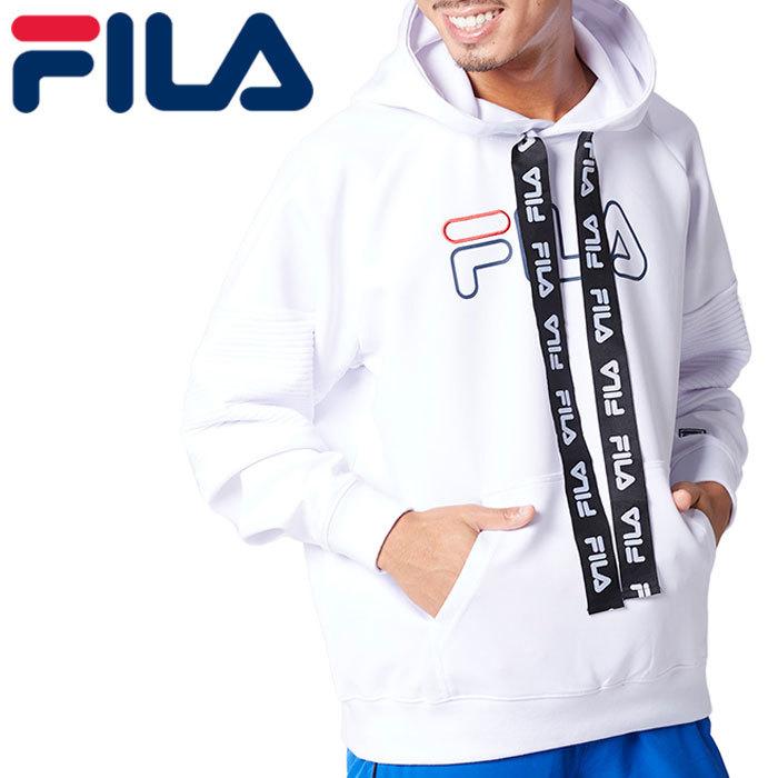 フィラ スウェット パーカー メンズ カジュアル Fila フード付き ホワイト プルオーバー Fila Wt シューズ ファッションstreet Bros 通販 Yahoo ショッピング