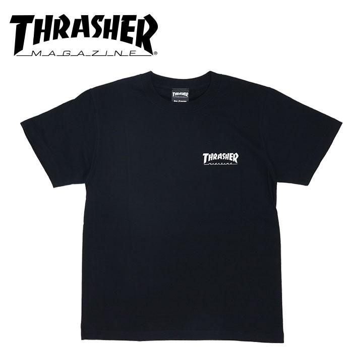 スラッシャー Tシャツ Th パスヘッド 半袖 綿100 ユニセックス Pushead バックプリントロゴ ブラック Thrasher Th Blk シューズ ファッションstreet Bros 通販 Yahoo ショッピング