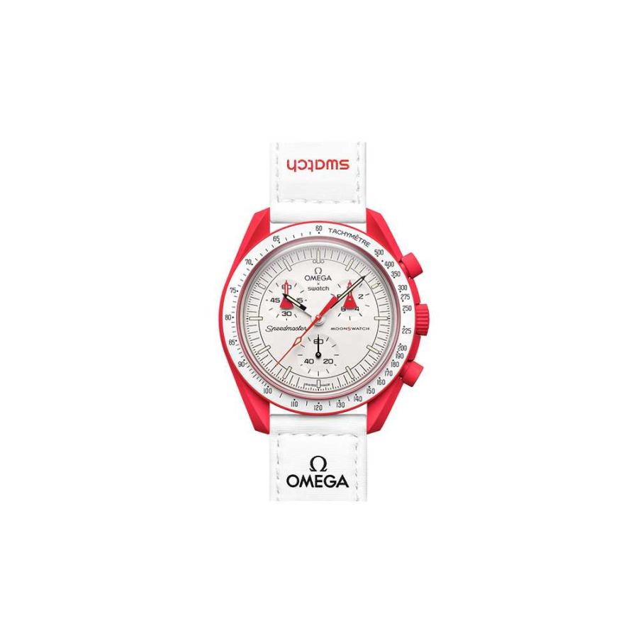 時計 OMEGA swatch MISSION TO MARS SO33R100 Swatch（スウォッチ） Omega Mission to Mars オメガ ミッション トゥ