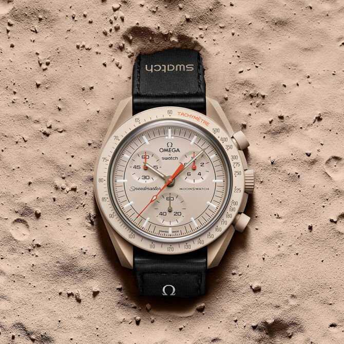 レシート付　保証有り　Swatch × Omegaスウォッチオメガ Mission to jupiterジュピター Swatch（スウォッチ） Omega Mission to Jupiter × オメガ ミッション