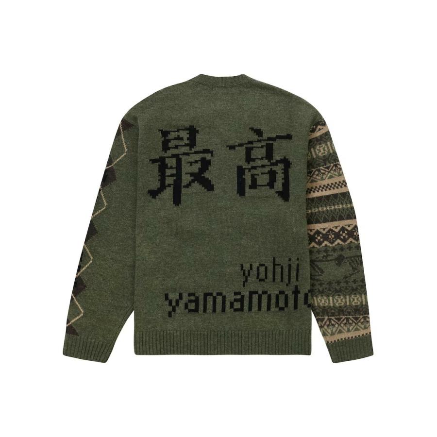 サイズ 選択可能【国内配送】20FW Supreme / Yohji Yamamoto TEKKEN Sweater Olive シュプリーム