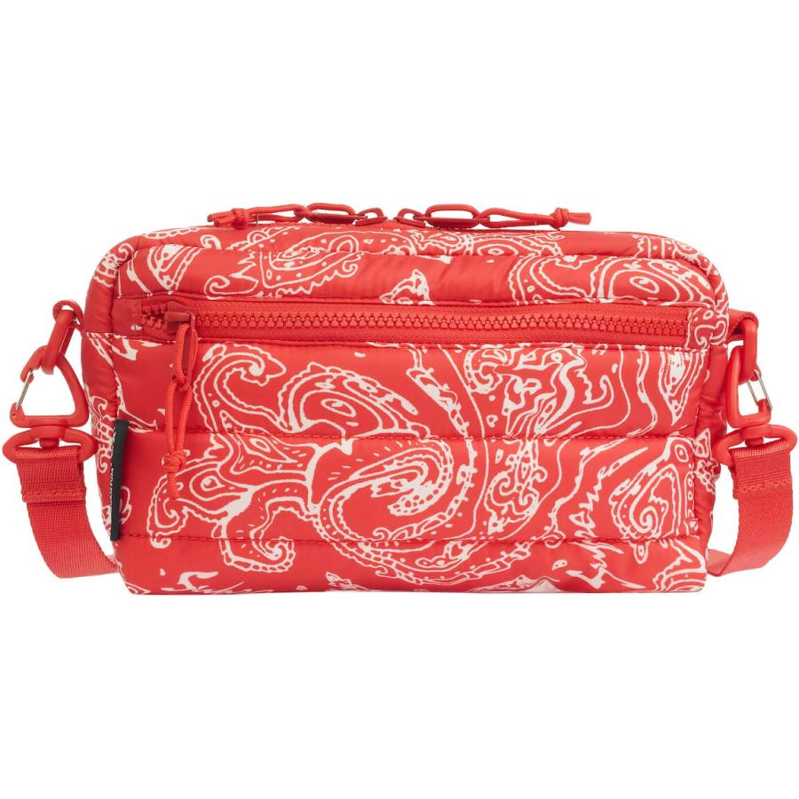美品 Supreme Puffer Side Bag Red Paisley Supreme Puffer Side Bag Red Paisley シュプリーム パファー サイド