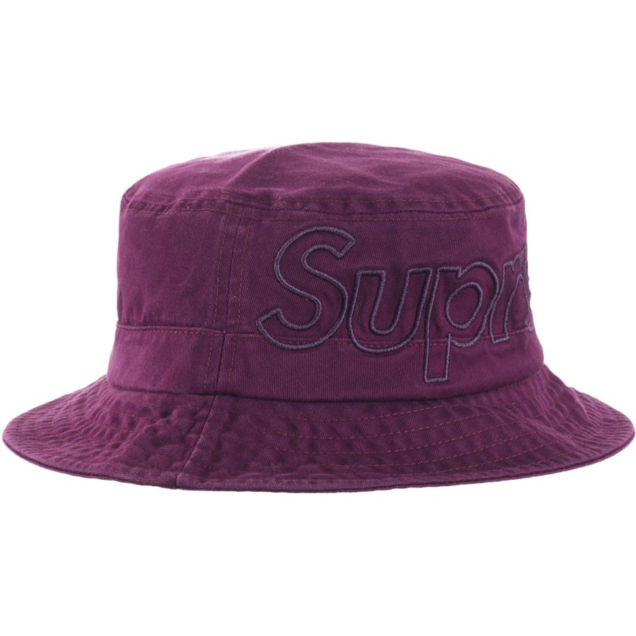 Supreme Outline Crusher  シュプリーム アウトライン クラッシャー  バケットハット Purple S/M｜streethomme｜05