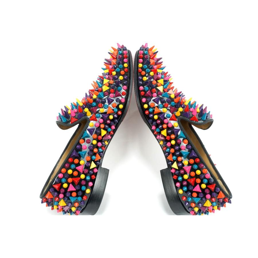 Christian Louboutin Dandelion Spikes picpic Flat  クリスチャン ルブタン ローファー ブラック  サ｜streethomme｜08