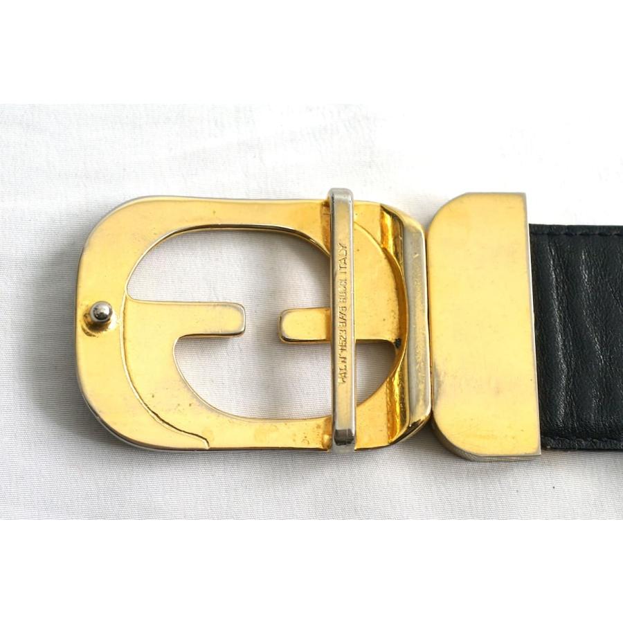 GUCCI vintage oxblood red leather belt 70s グッチ ヴィンテージ 