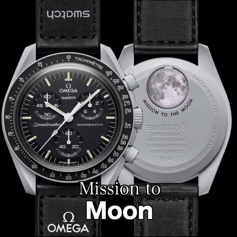 Swatch Omega BIOCERAMIC MoonSw Uranus｜streethomme｜06