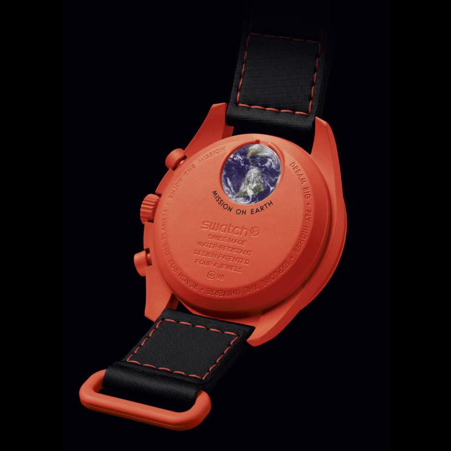 OMEGA × Swatch Mission on Earth 新品未使用品 OMEGA（オメガ） Swatch Bioceramic Moonswatch Mission On Earth Lava
