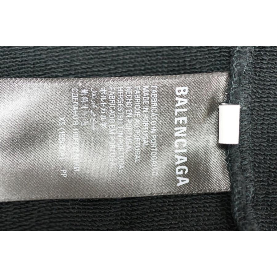 BALENCIAGA（バレンシアガ） ダメージ加工 バックロゴ刺繍 プル