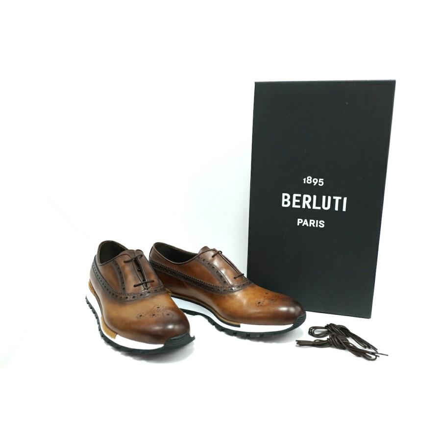 【美品】 ベルルッティ ラントラックトリノ スニーカー ベルルッティ(Berluti)ベルルッティ ラントラック トリノ スニーカー