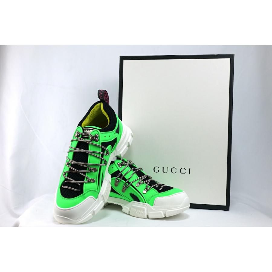 【GUCCI最終値下げオーストリッチ2021年デザイン】グリーン27.5cm GUCCI最終値下げオーストリッチ2021年デザイン】グリーン27.5cm GUCCI